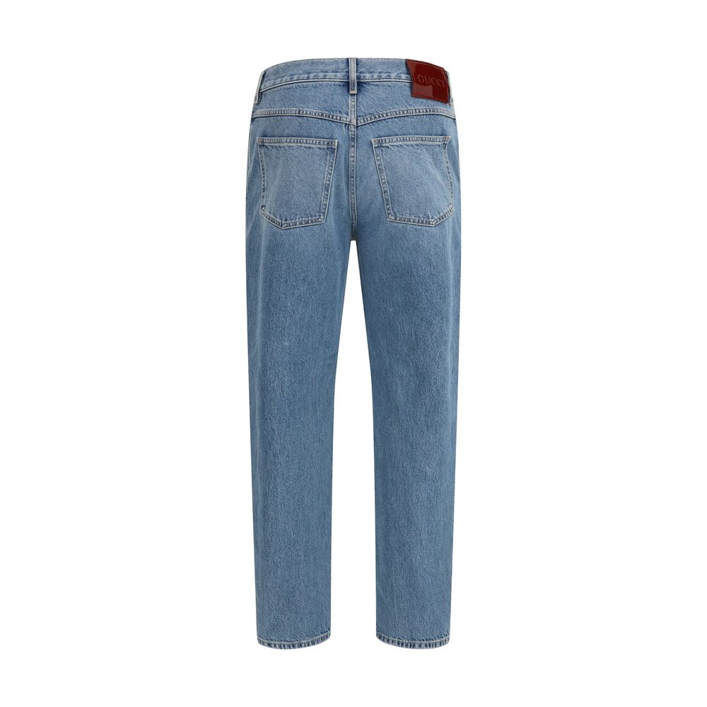 Gucci Blue Slim Fit Jeans for Men alternate view
