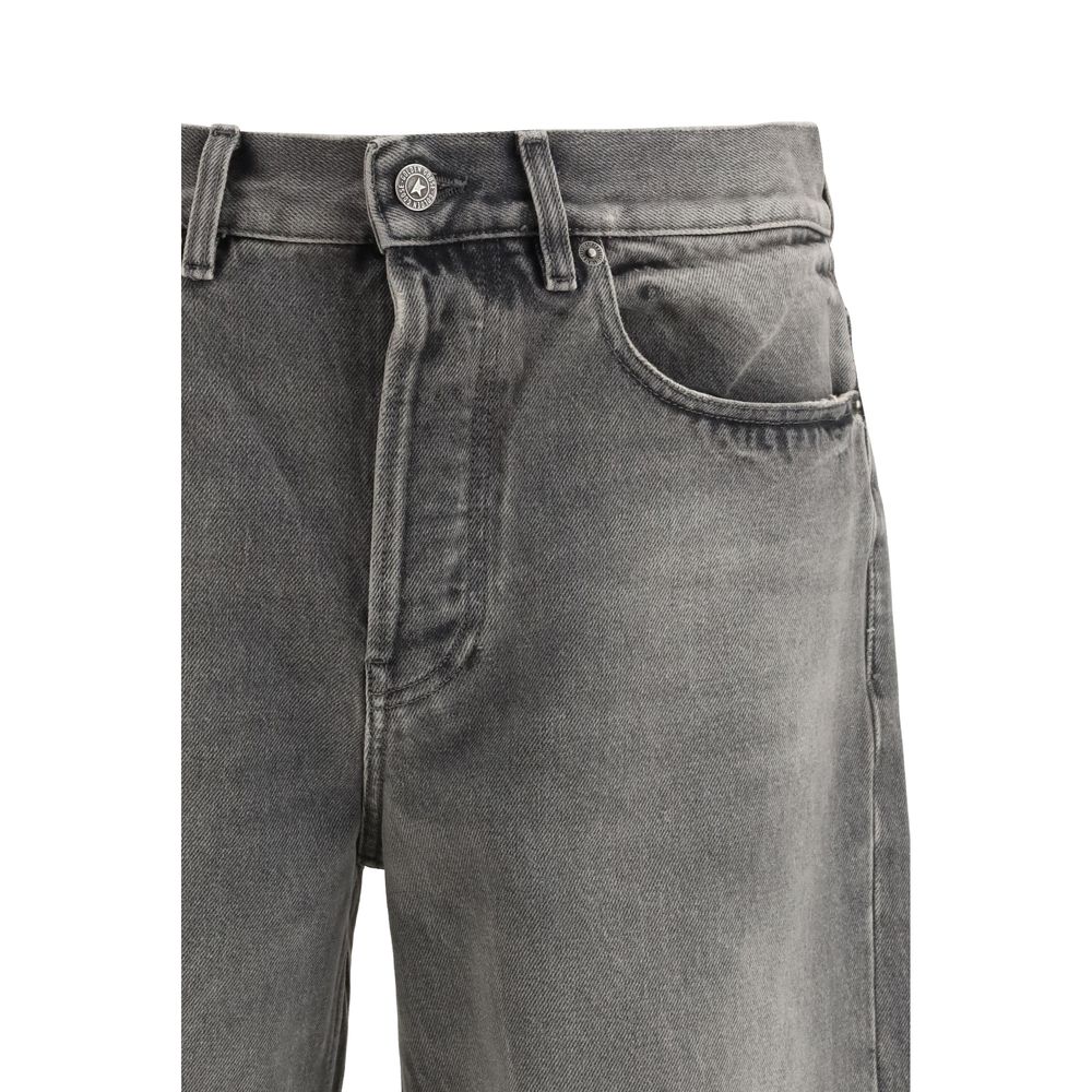 Golden Goose Grey Relaxed Fit Jeans for Men detail view
