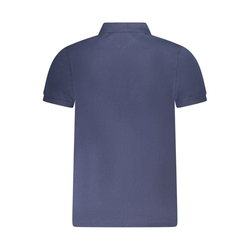 Tommy Hilfiger Blaues Baumwoll-Poloshirt für Herren