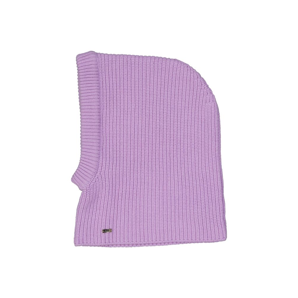 Bonnet en laine violet Herno
