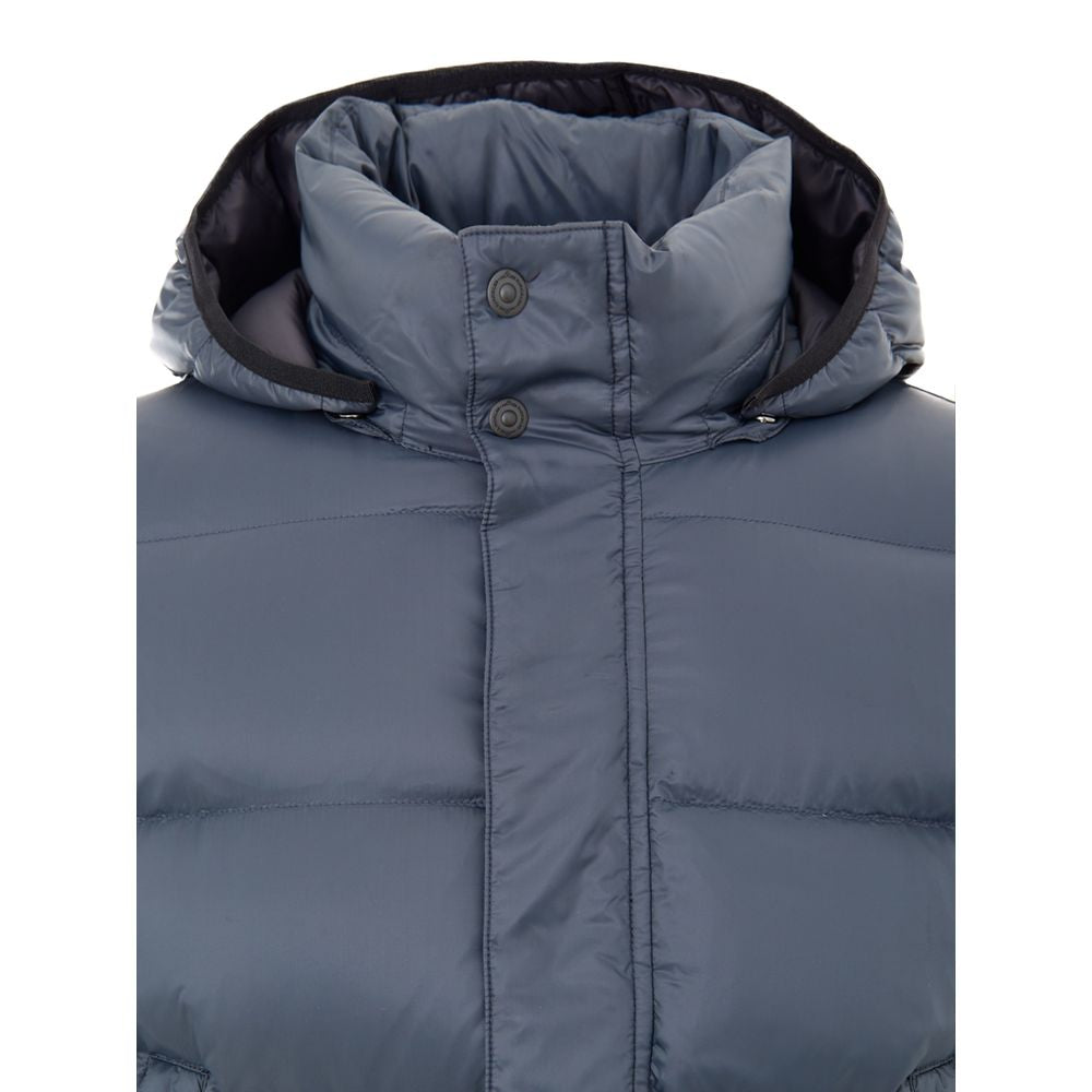 Moose Knuckles Grey Coat for Men detail view