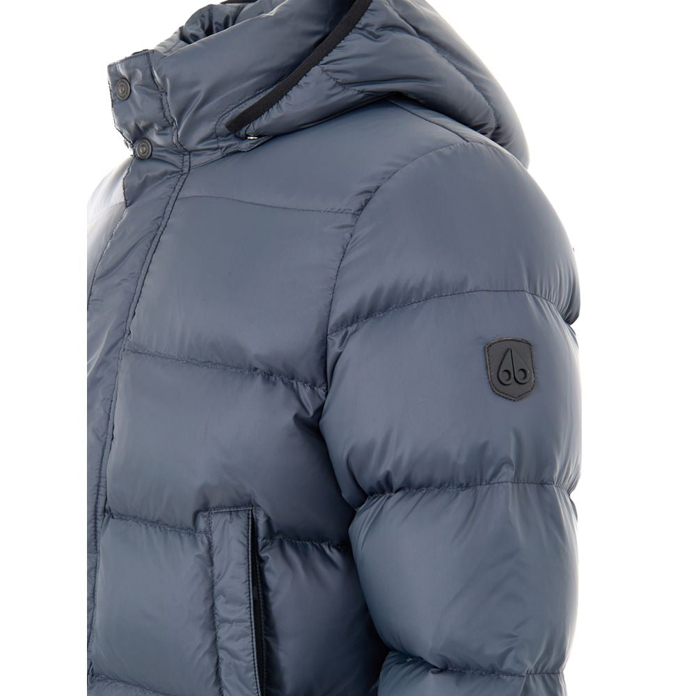 Moose Knuckles Grey Coat for Men side view