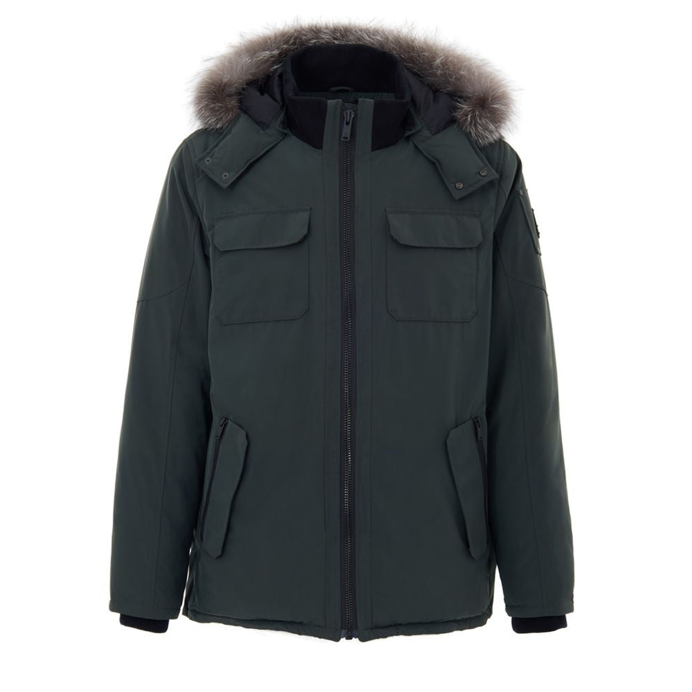 Parka Moose Knuckles en nylon vert