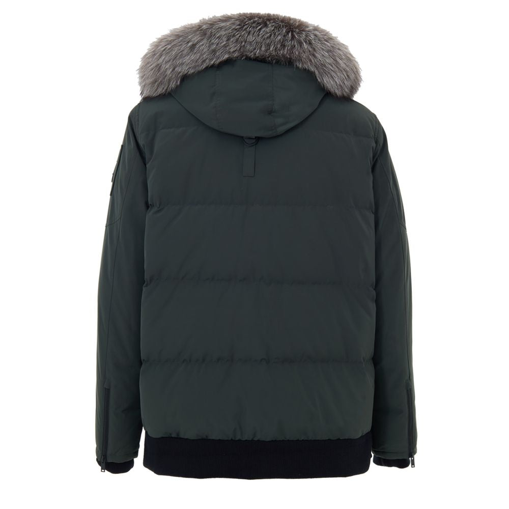 Parka Moose Knuckles en nylon vert
