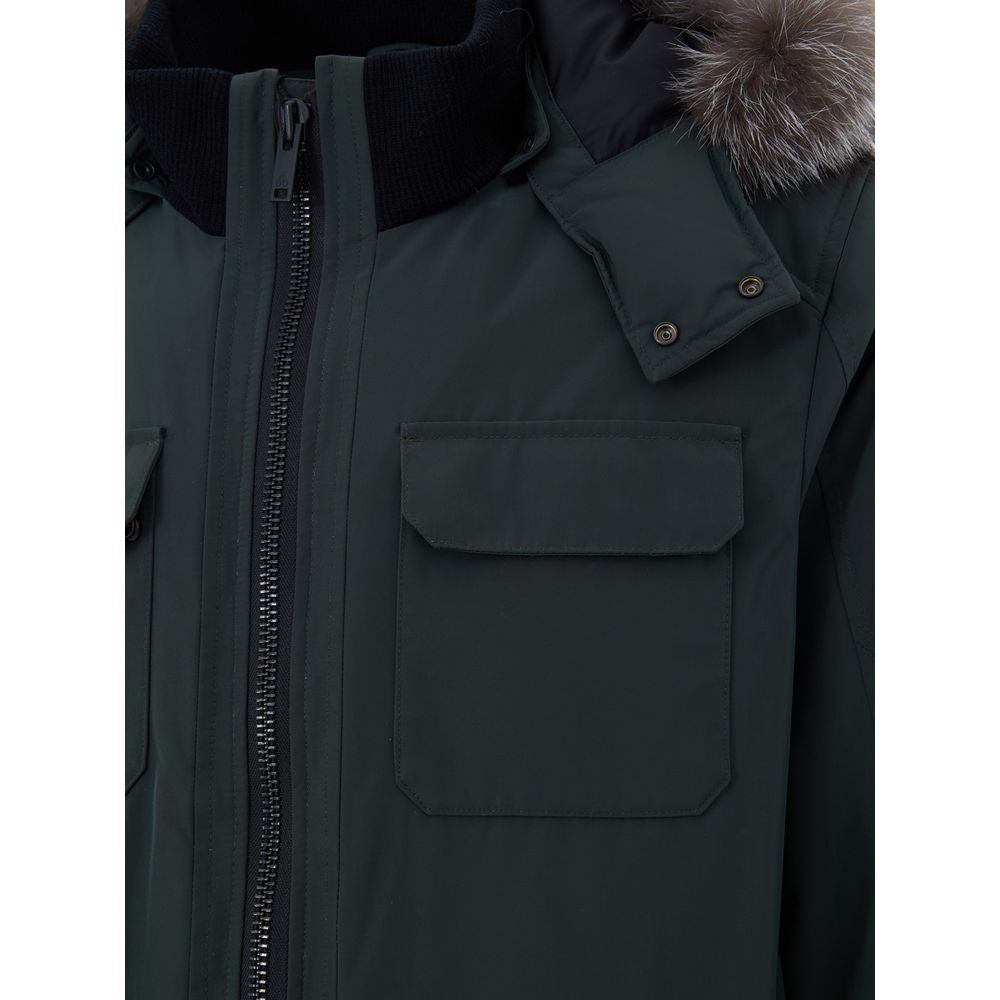 Parka Moose Knuckles en nylon vert