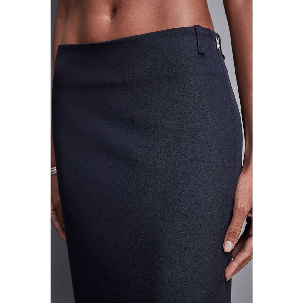 Jupe longue Patrizia Pepe en polyester bleu marine