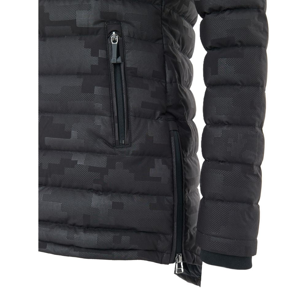 Moose Knuckles Black Coat for Women side view