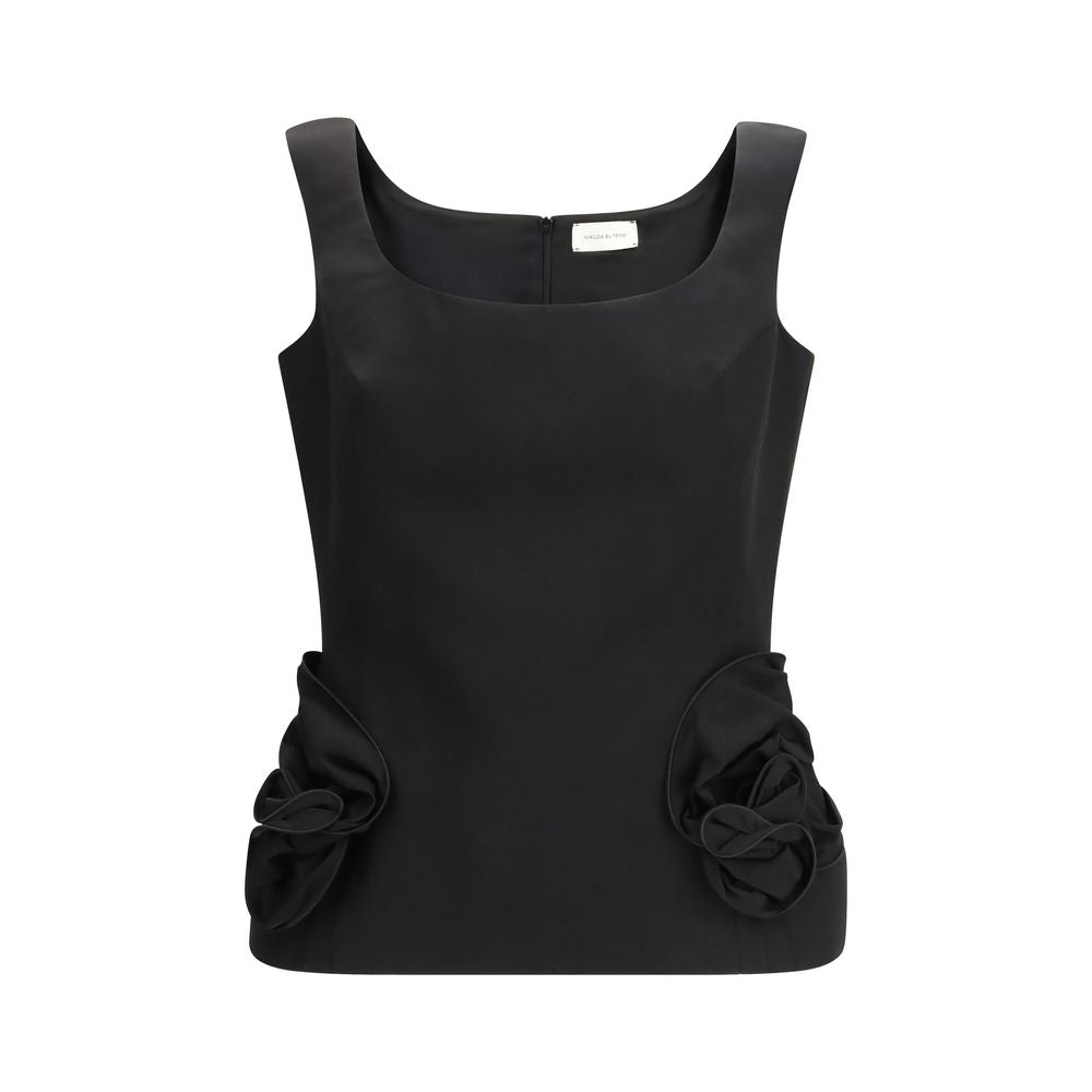 Chemise Magda Butrym en coton noir