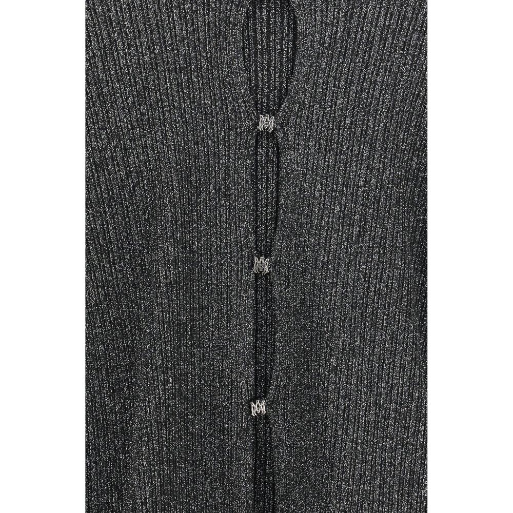 Gilet en viscose noir Amiri