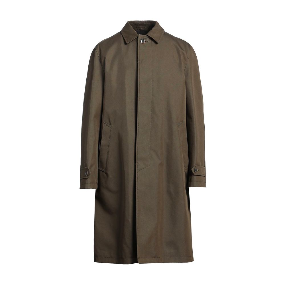 Manteau en coton bicolore Herno