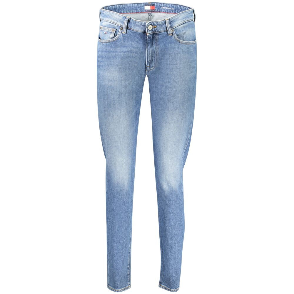 Jean slim en coton bleu Tommy Hilfiger pour femme