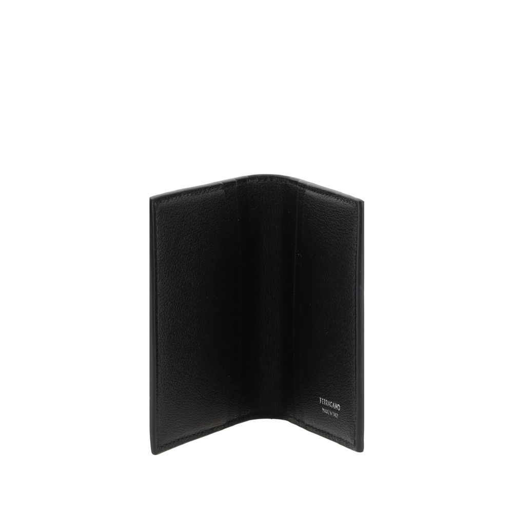 Ferragamo Black Wallet for Men detail view