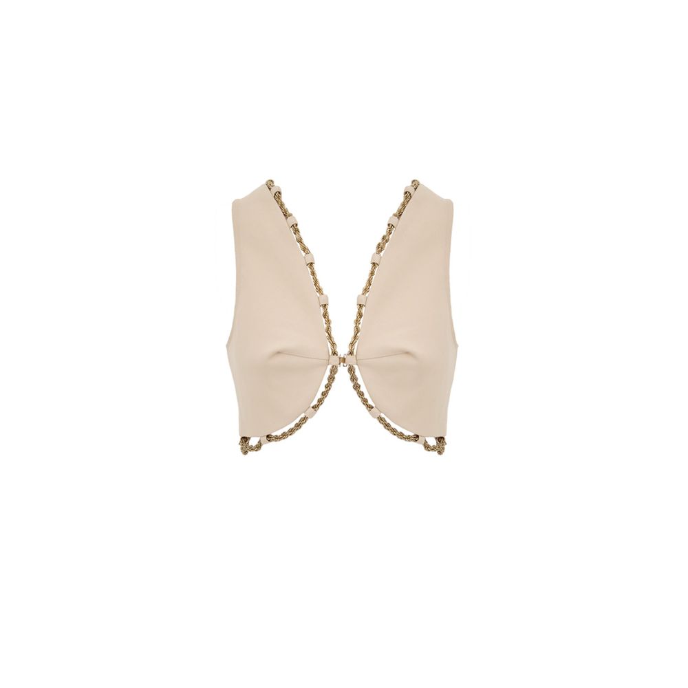Cult Gaia Beige Waistcoats for Women