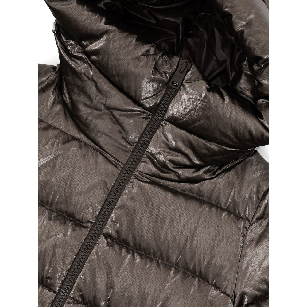 Herno Grey Parkas for Women side view