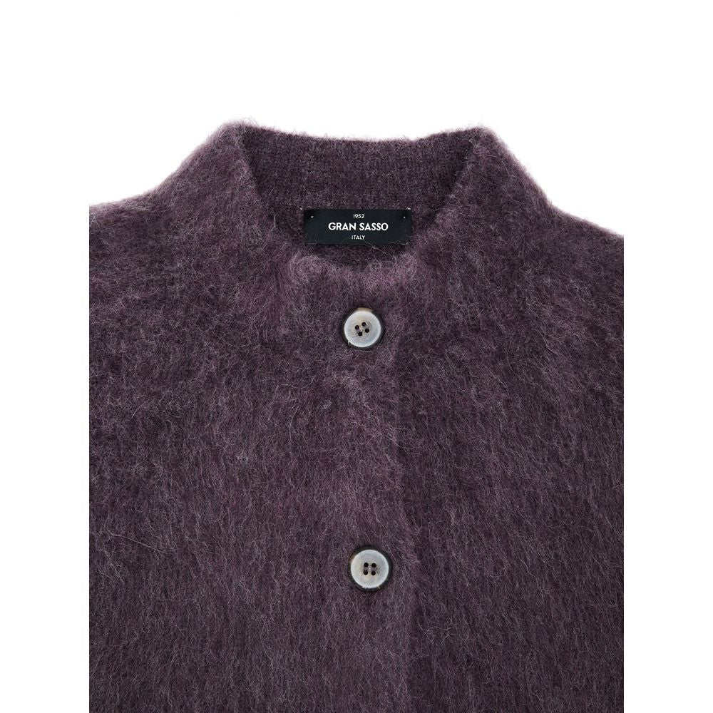 Gran Sasso Red Cardigan for Women side view