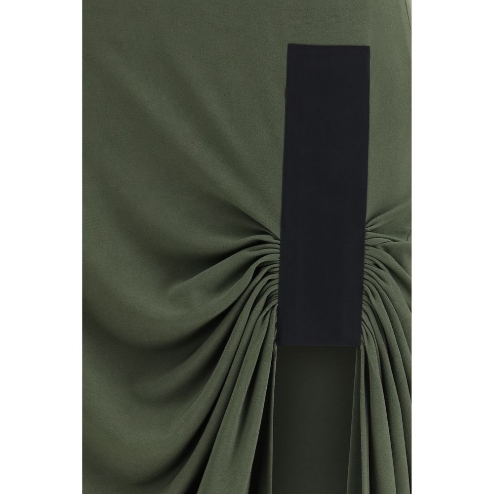 Robe décontractée bicolore Coperni en polyester