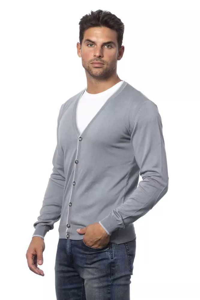 Verri Grey Cardigan for Men alternate view