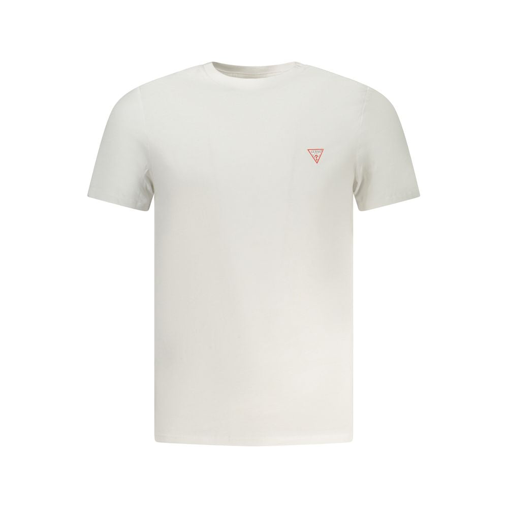 T-shirt Guess blanc en coton pour homme