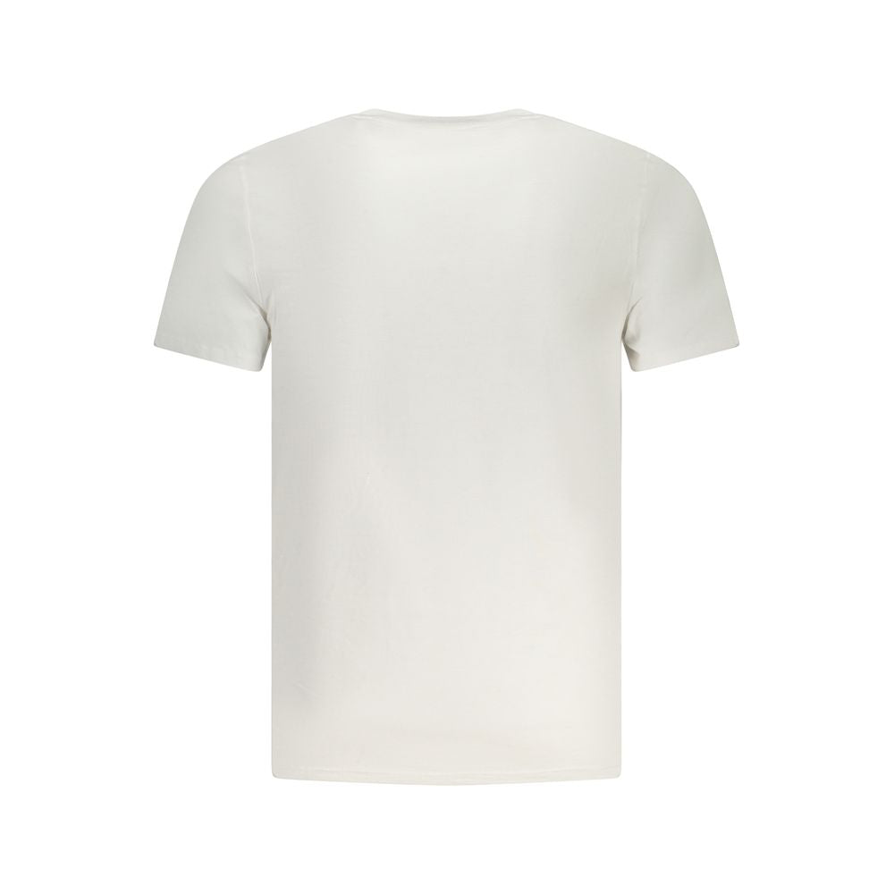 T-shirt Guess blanc en coton pour homme