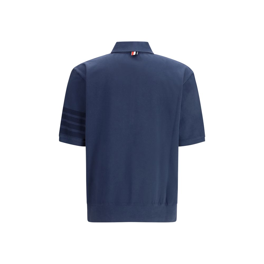 Thom Browne Blue Polo Shirt for Men alternate view