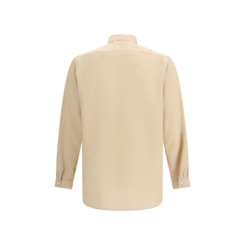 Chemise habillée Lardini en Tencel beige