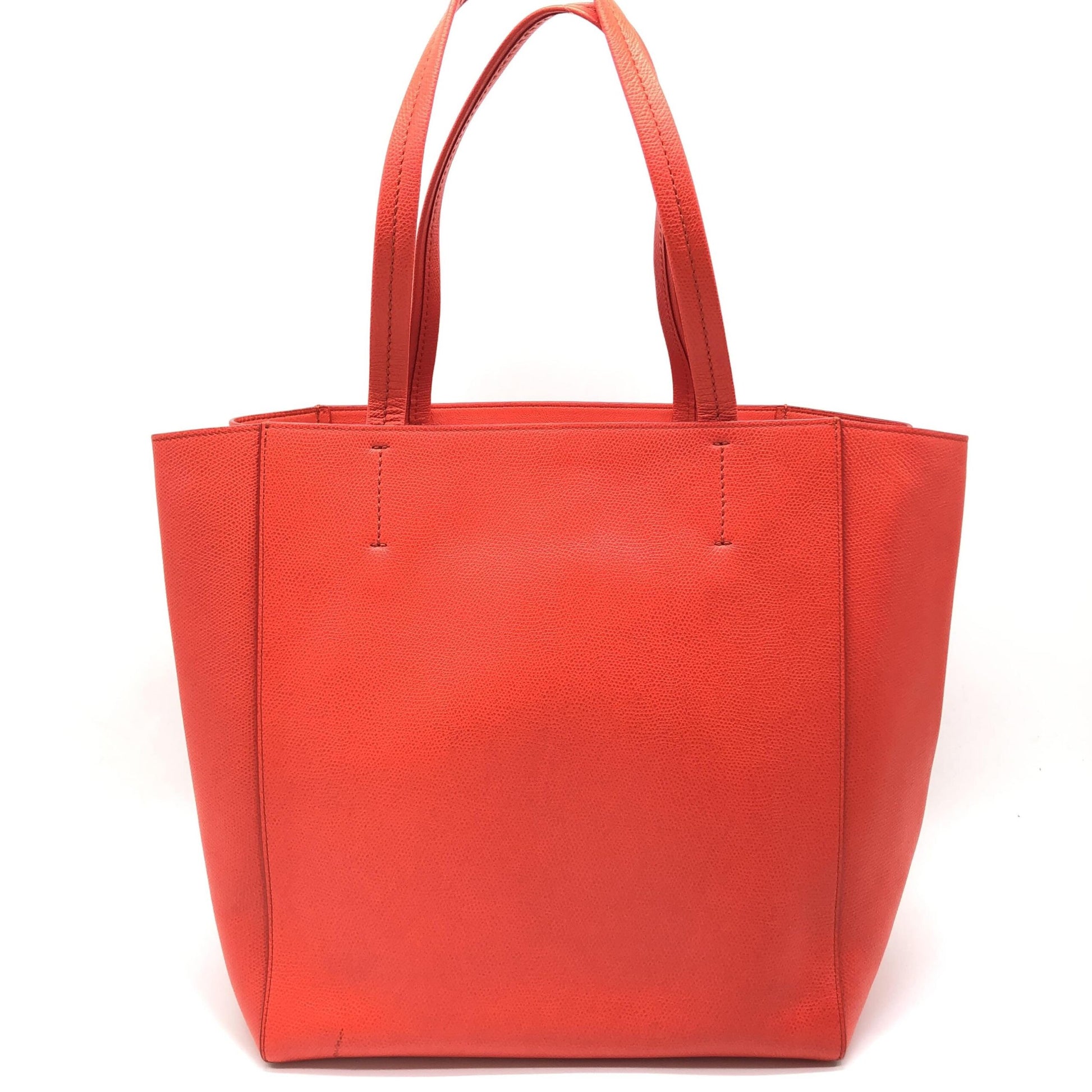 Sac cabas Celine Phantom en cuir grainé rouge