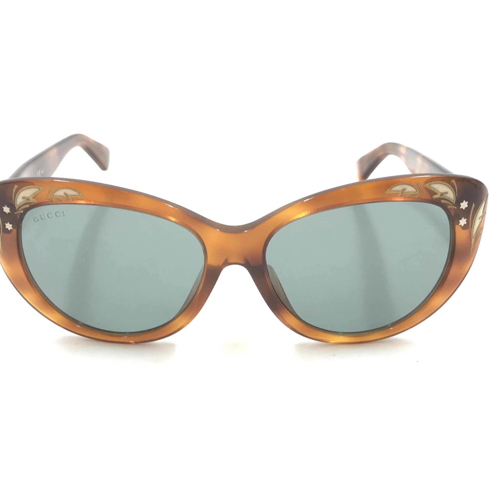 Lunettes de soleil œil-de-chat Gucci à écailles de tortue