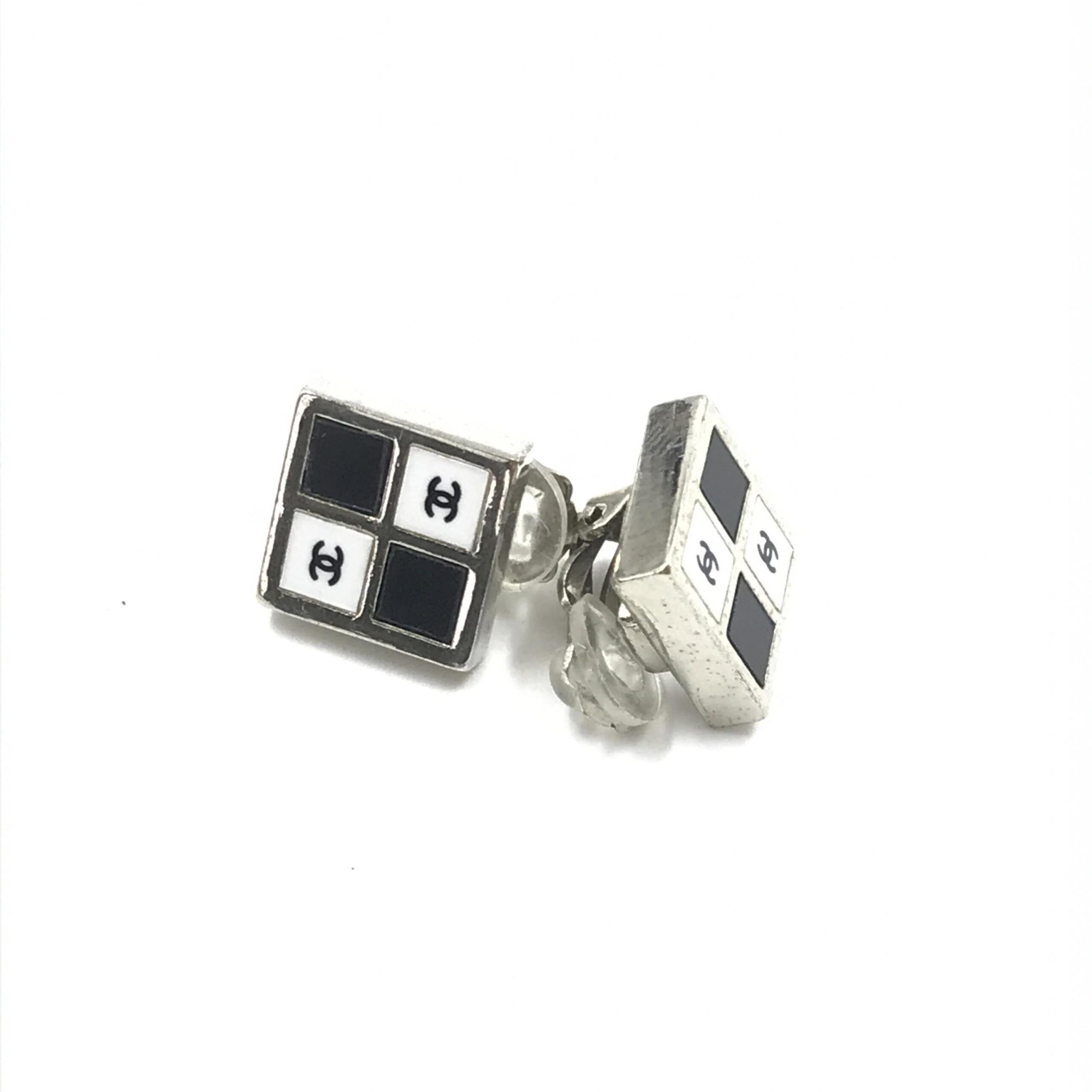 Chanel White Earrings for Women detail view