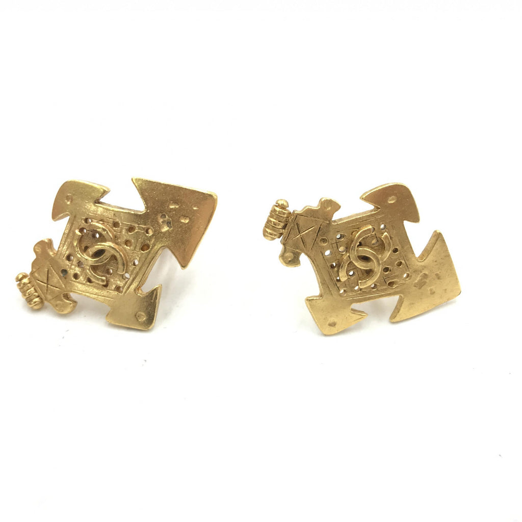Chanel Gold Earrings for Women additional view