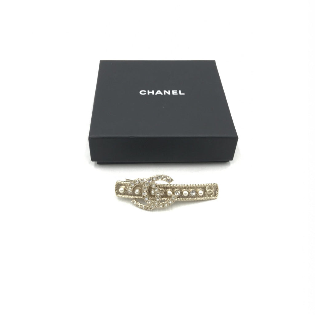 Chanel Gold Hair Clips for Women alternate view