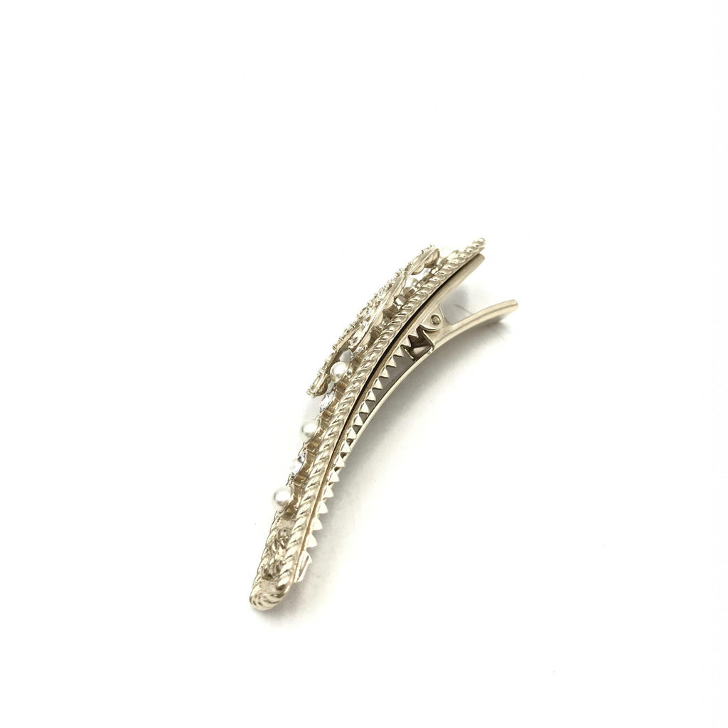 Chanel Gold Hair Clips for Women additional view