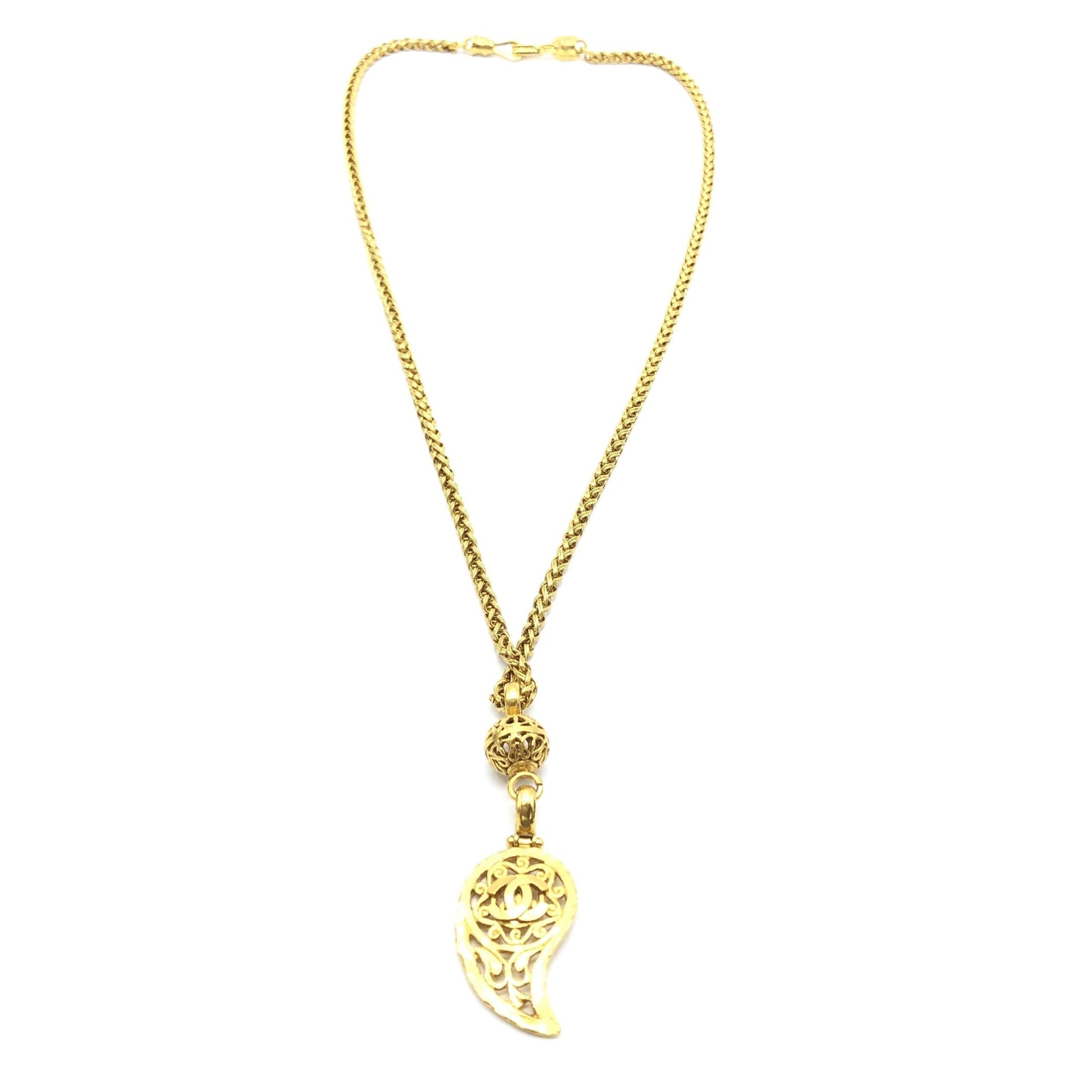 Chanel Gold Necklaces for Women side view