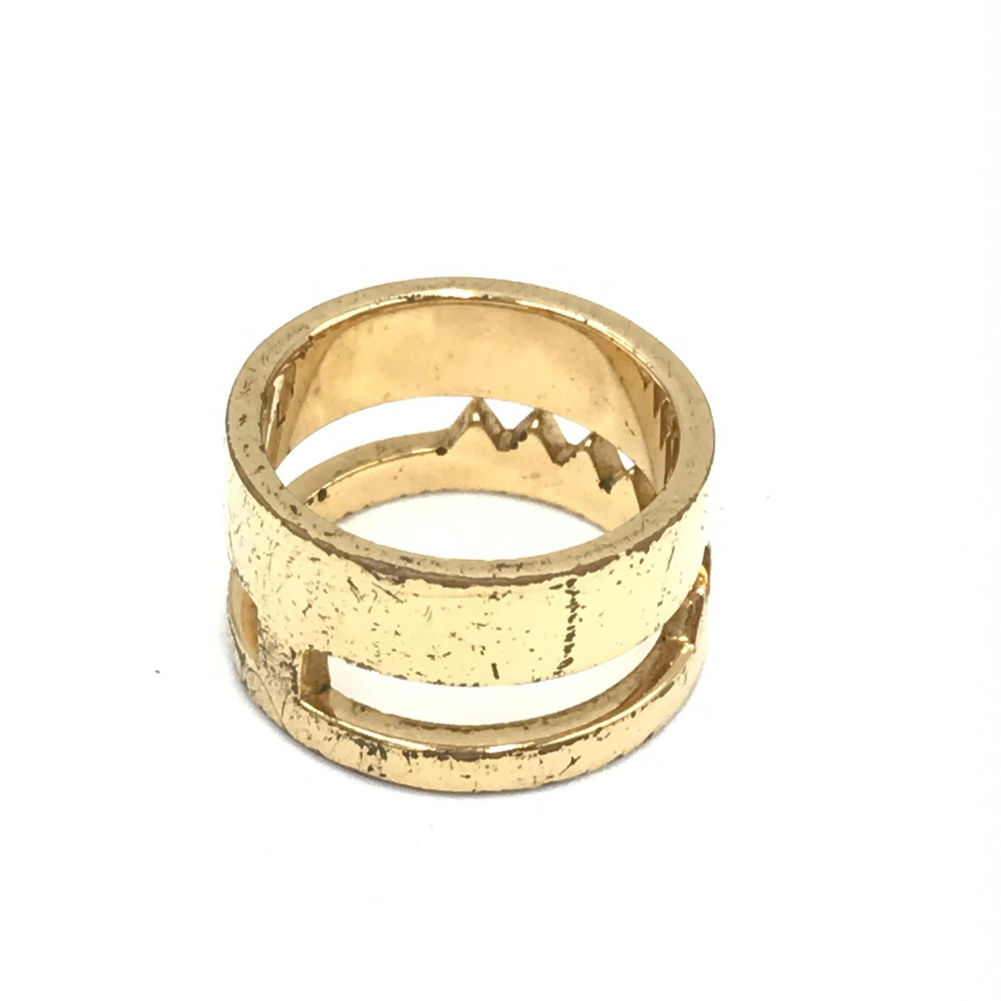 Fendi Gold Rings for Women side view