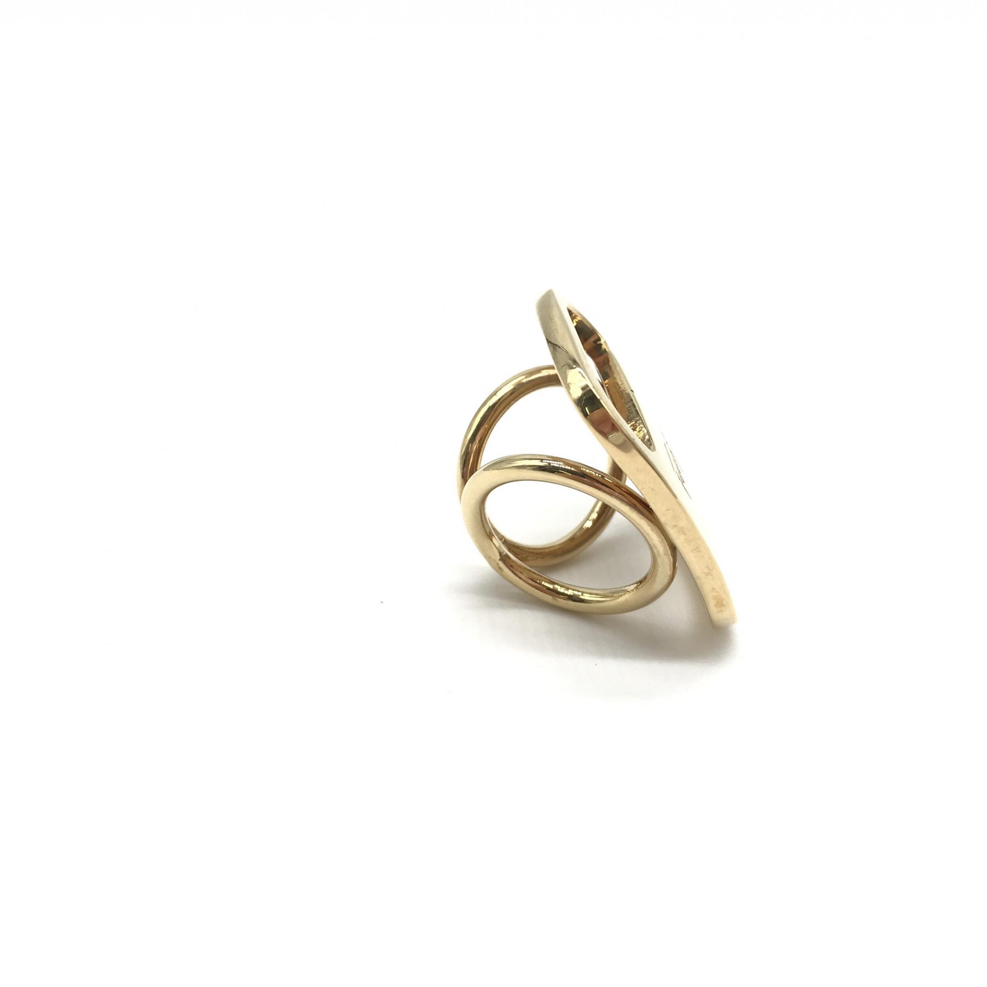Salvatore Ferragamo Gold Rings for Women detail view