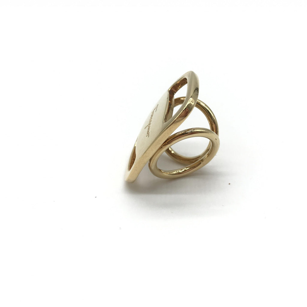 Salvatore Ferragamo Gold Rings for Women additional view