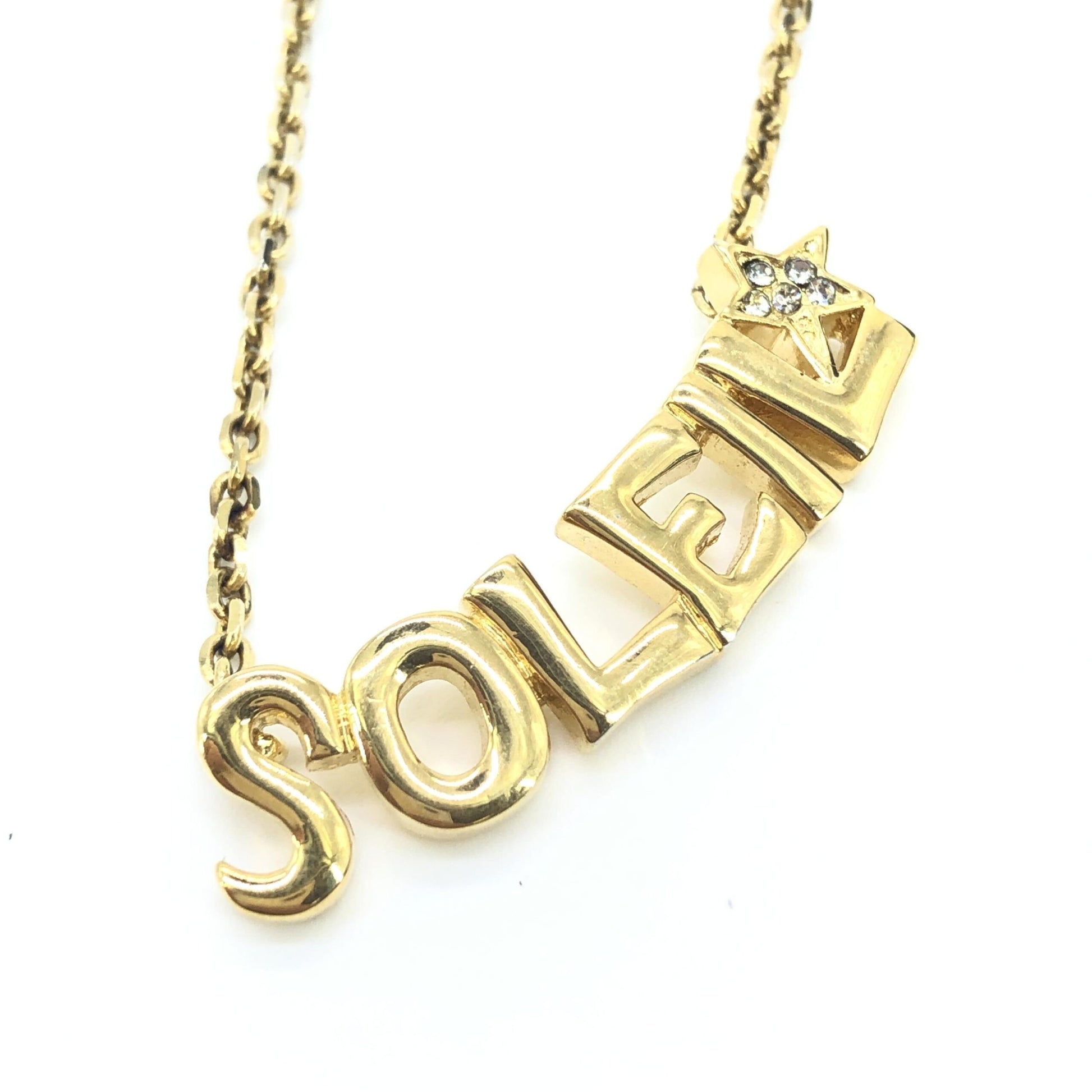 Saint Laurent Soleil Designer Statement Necklace