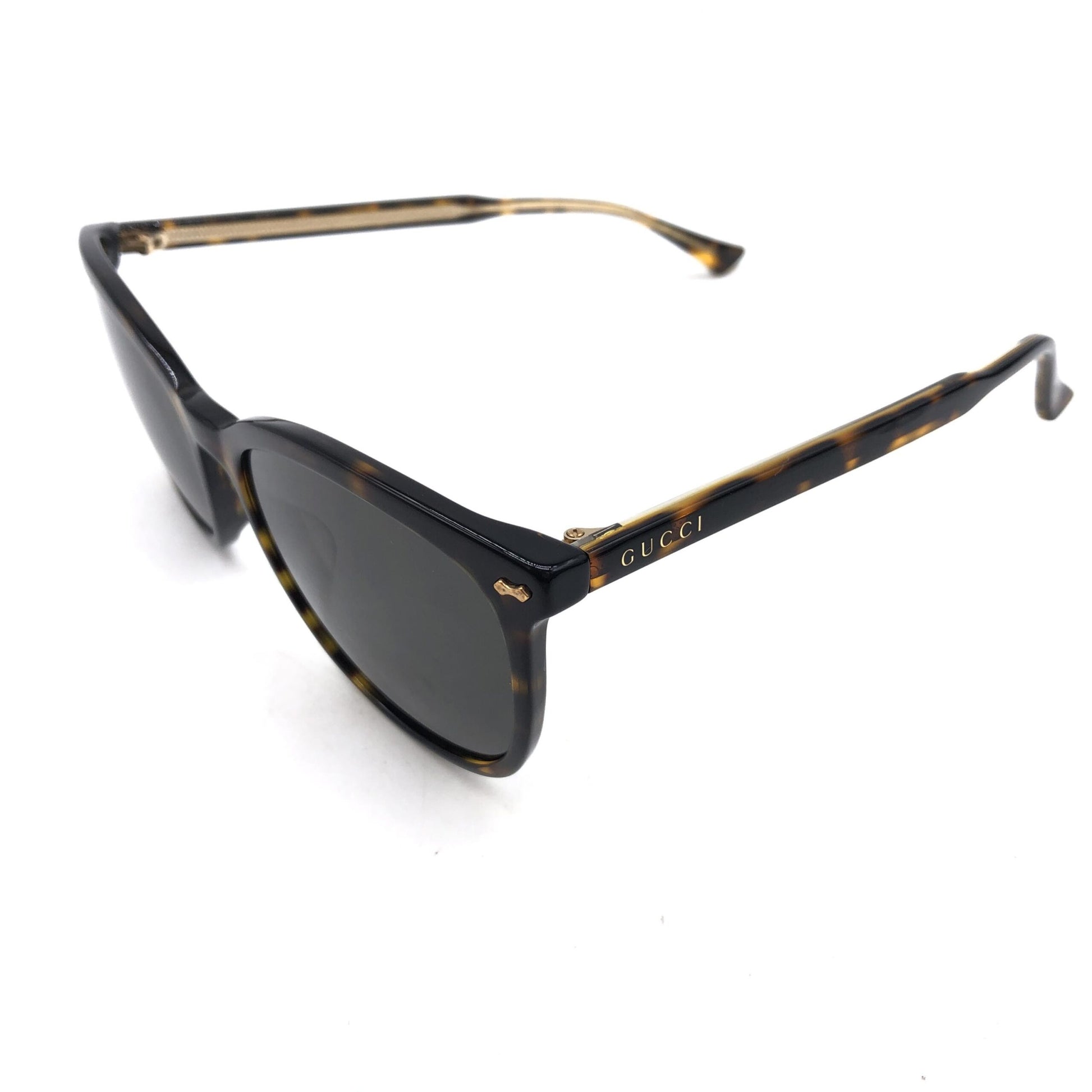 Lunettes de soleil carrées Gucci écaille de tortue