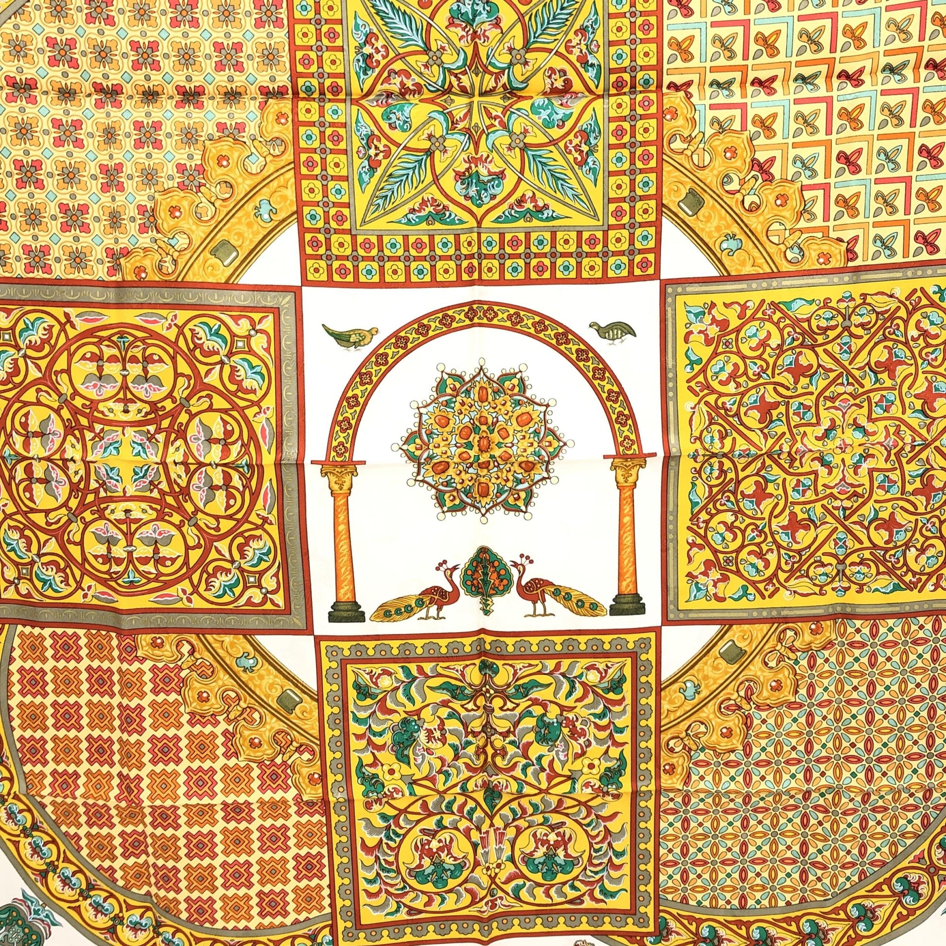 Hermès HERMÈS Carre 45 100% Silk Scarf "CIELS BYZANTINS"