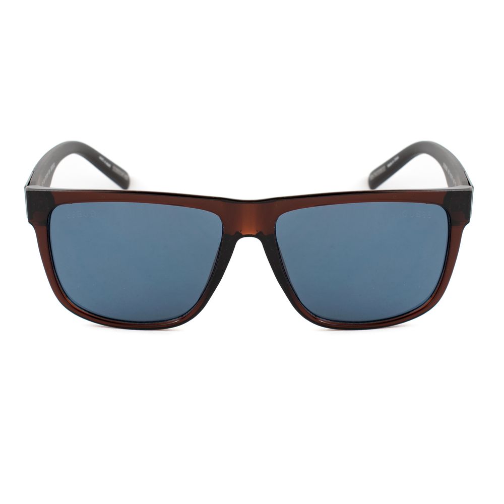 Lunettes de soleil Guess en résine marron