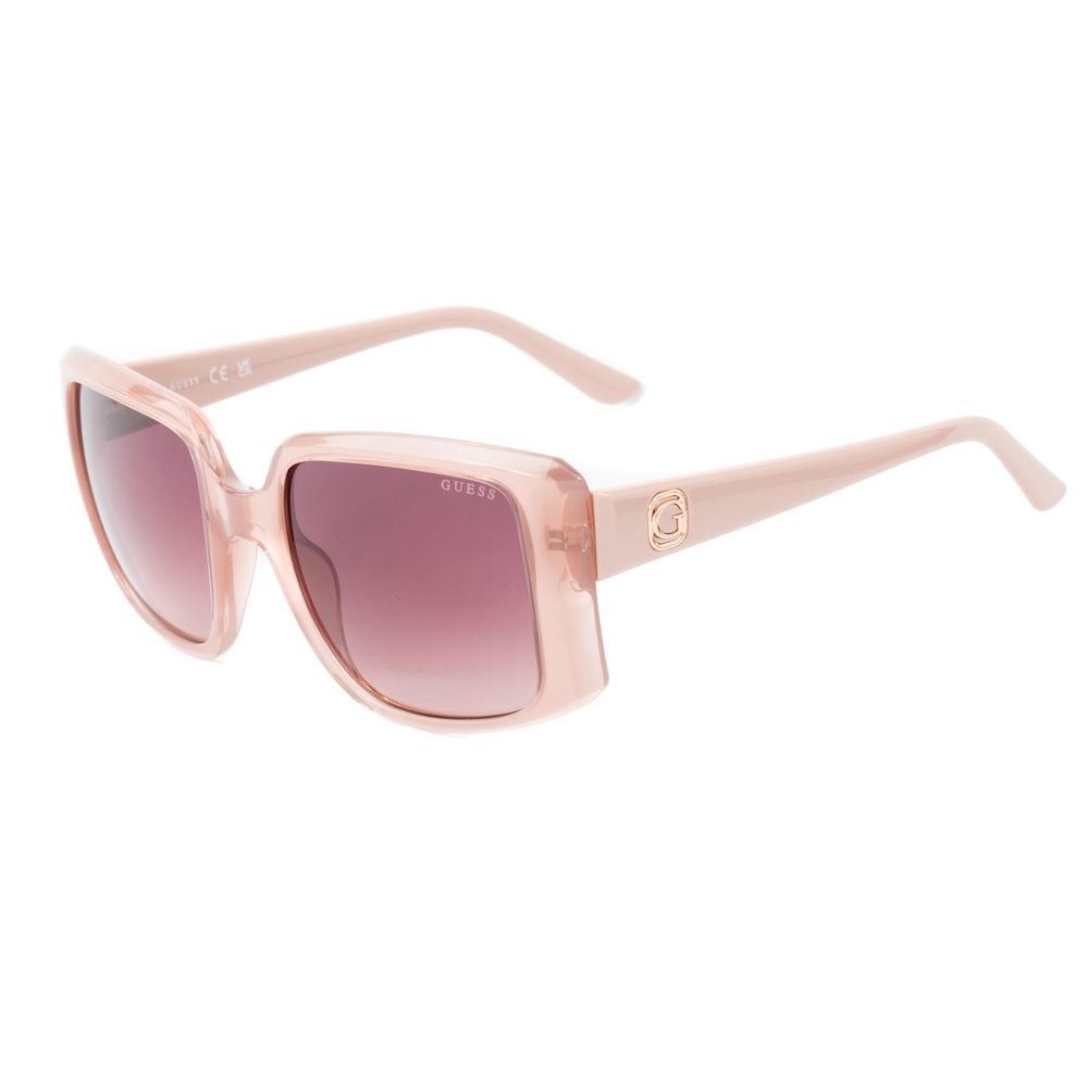 Lunettes de soleil Guess en résine beige