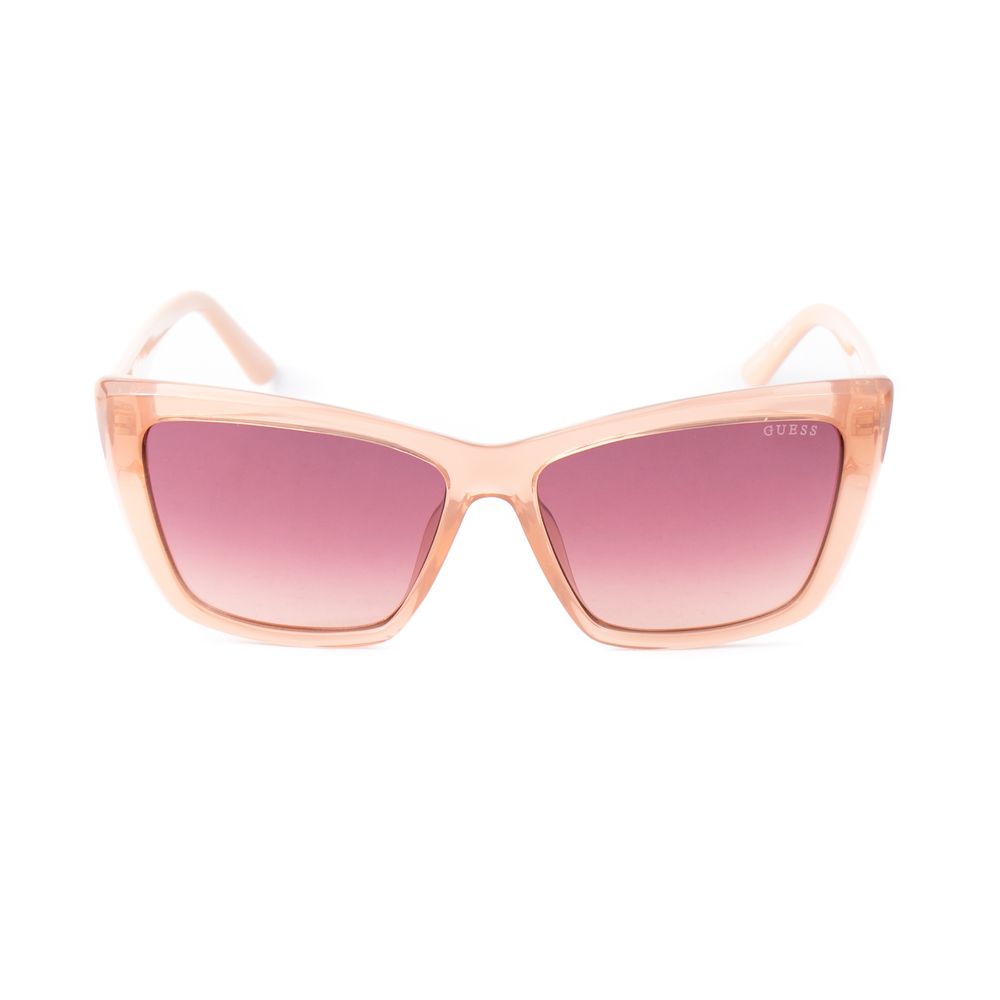 Lunettes de soleil Guess en résine beige
