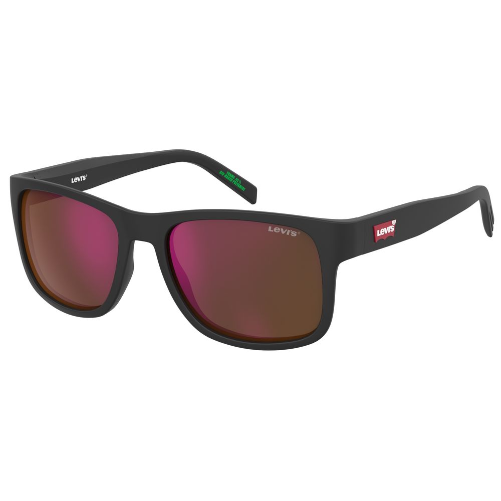 Lunettes de soleil en résine noire Levi's