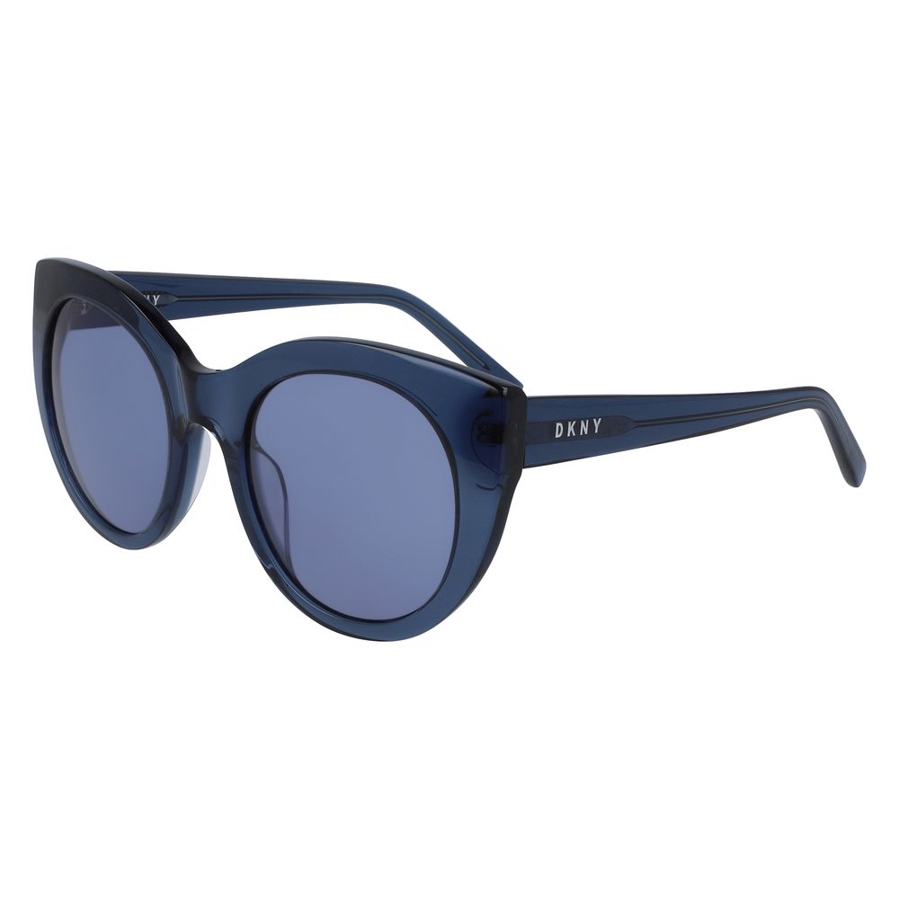 Lunettes de soleil DKNY bleues en acétate