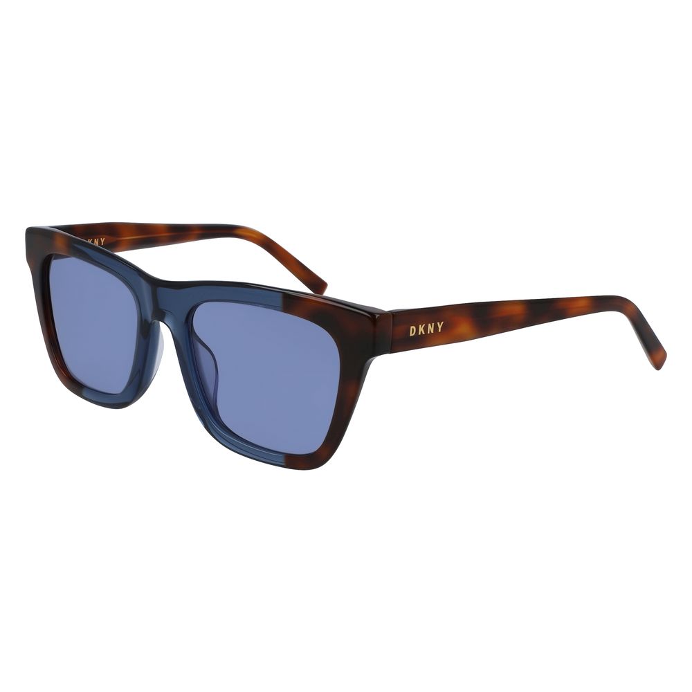 Lunettes de soleil en acétate marron DKNY