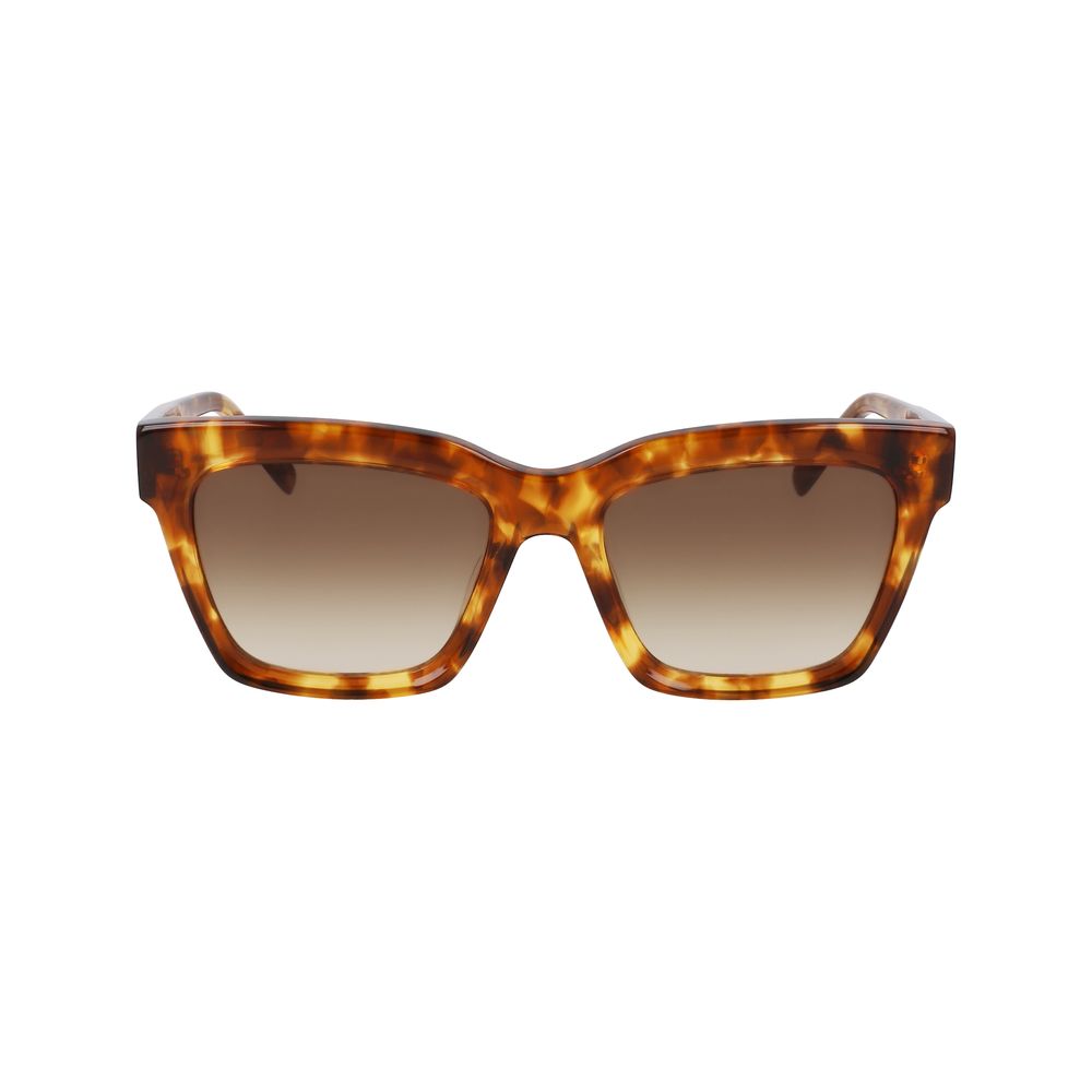 Lunettes de soleil DKNY marron en acétate