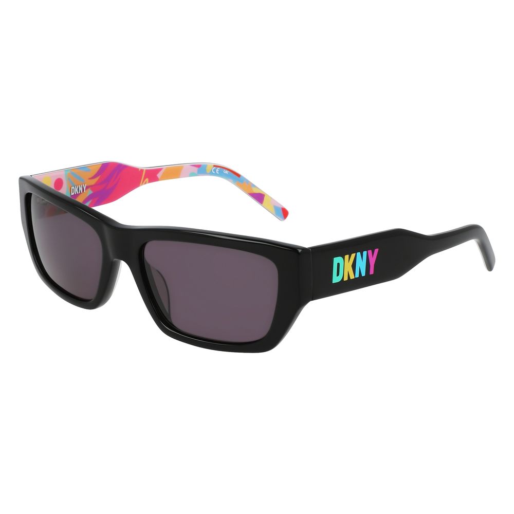 Lunettes de soleil DKNY en acétate noir