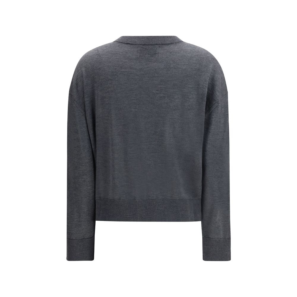 Loulou De Saison Grey Cardigan for Women alternate view
