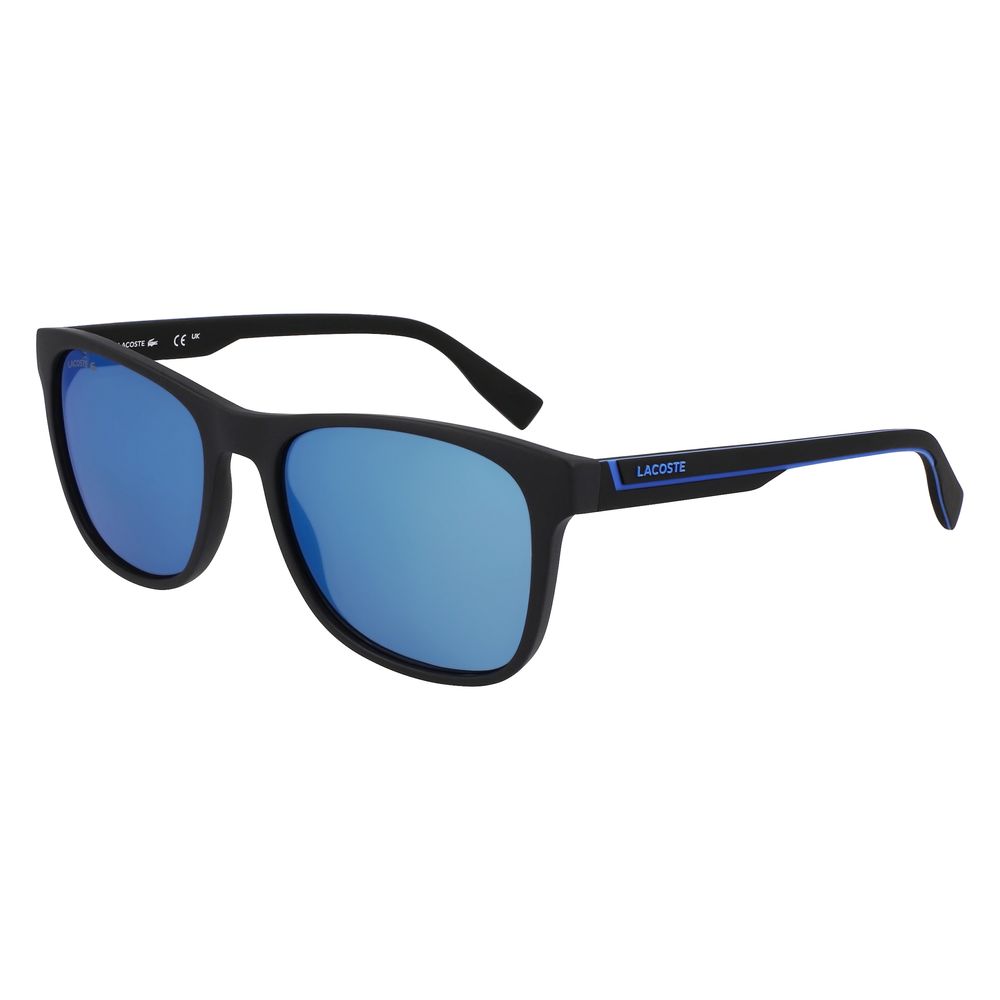 Lunettes de soleil injectées noires Lacoste
