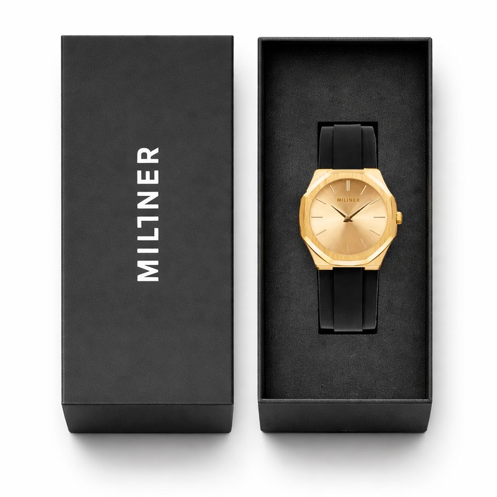 Montre sport Millner en synthétique noir