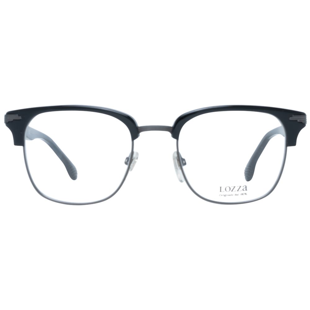 Lunettes Lozza en métal et plastique noir (montures)